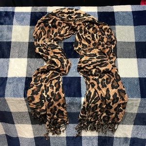 Cheetah Print Scarf